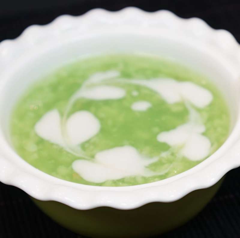 Chè cốm cốt dừa thanh mát ngày hè