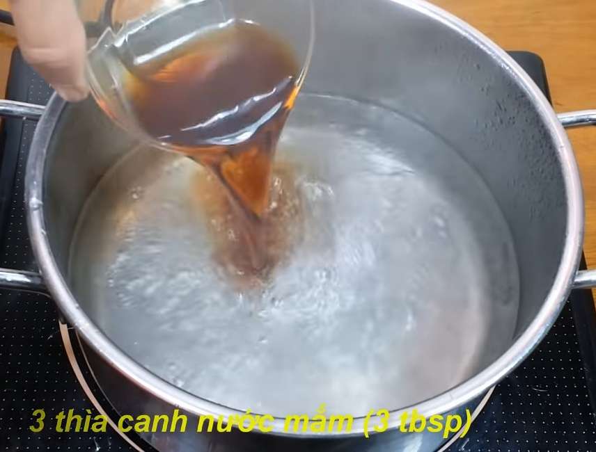 Đun nước mắm đường muối xoài bao tử