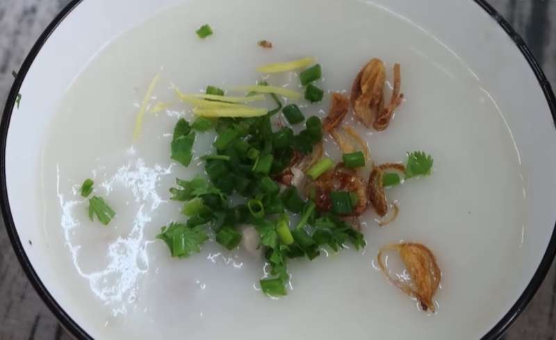 Cháo xương sườn thơm ngon