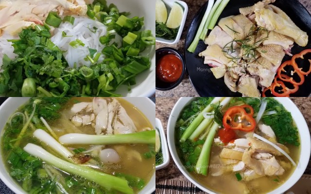 Phở gà Hà Nội thơm ngon 