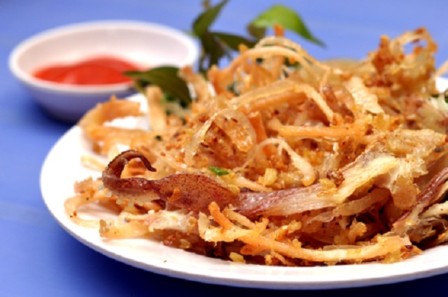 Cùng tham khảo cách làm khô mực chiên bơ thơm ngon