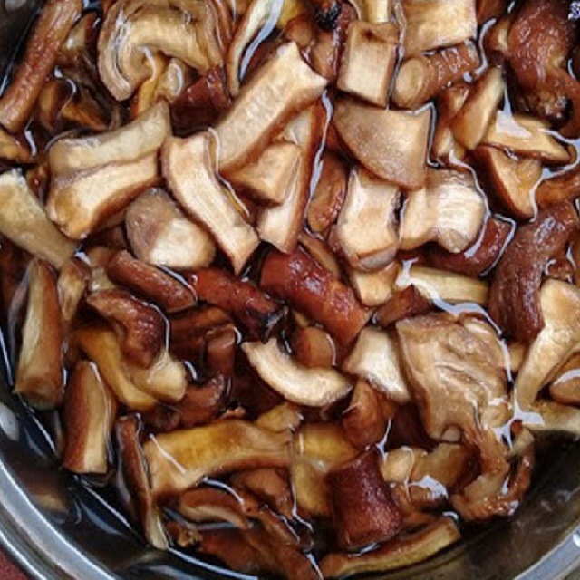 Đun chín nấm hương
