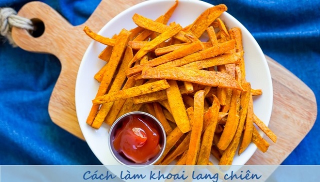 Hướng dẫn cách làm khoai lang chiên thơm ngon như nhà hàng