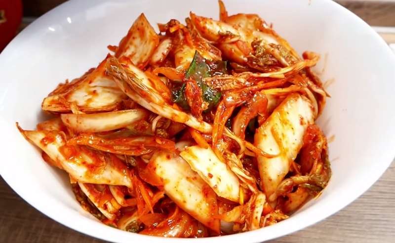 Kim chi cải thảo muối xổi ăn ngay