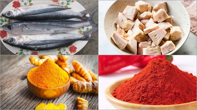 Nguyên liệu làm cá chuồn kho mít non